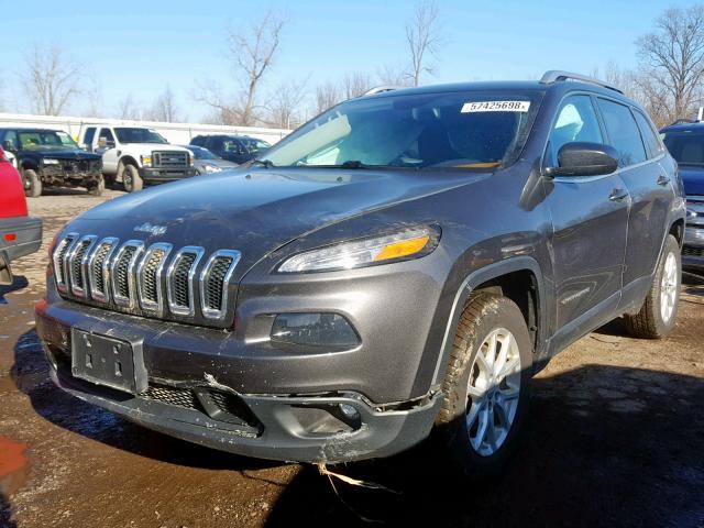 1C4PJMCS8FW792288 - 2015 JEEP CHEROKEE L CHARCOAL photo 2