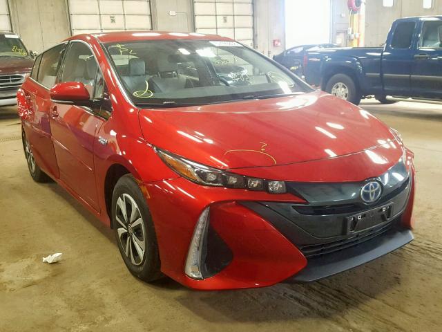 JTDKARFP1J3070170 - 2018 TOYOTA PRIUS PRIM 红色 照片 1