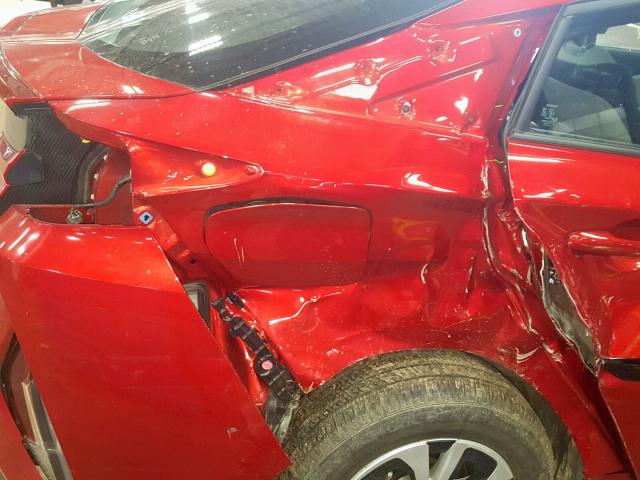 JTDKARFP1J3070170 - 2018 TOYOTA PRIUS PRIM 红色 照片 9