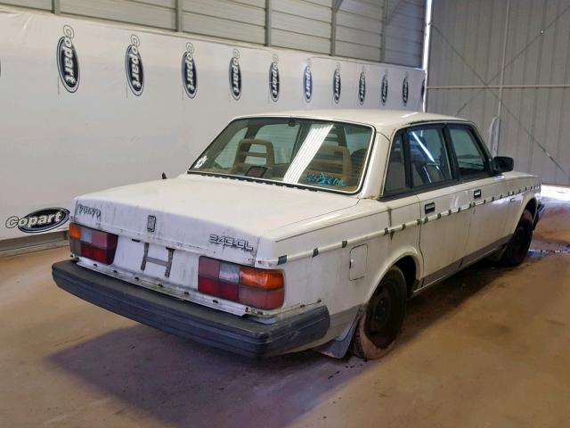 YV1AA8848L1418421 - 1990 VOLVO 240 BASE WHITE photo 4