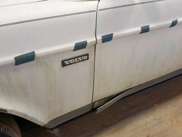 YV1AA8848L1418421 - 1990 VOLVO 240 BASE WHITE photo 9