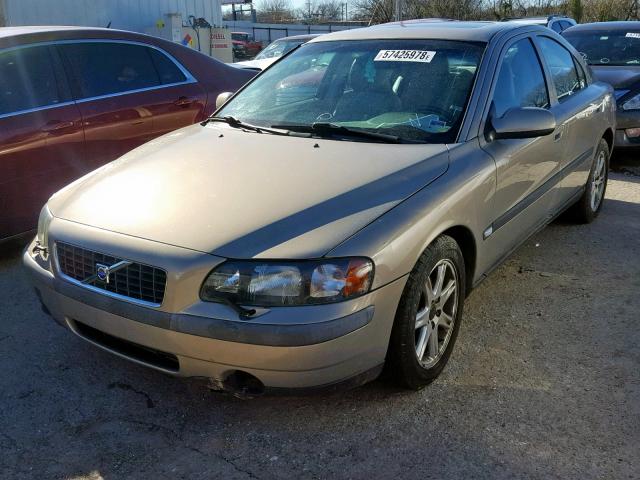 YV1RS58D412040734 - 2001 VOLVO S60 2.4T GRAY photo 2