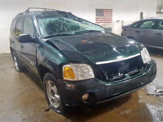 1GKDT13S622305543 - 2002 GMC ENVOY GREEN photo 1