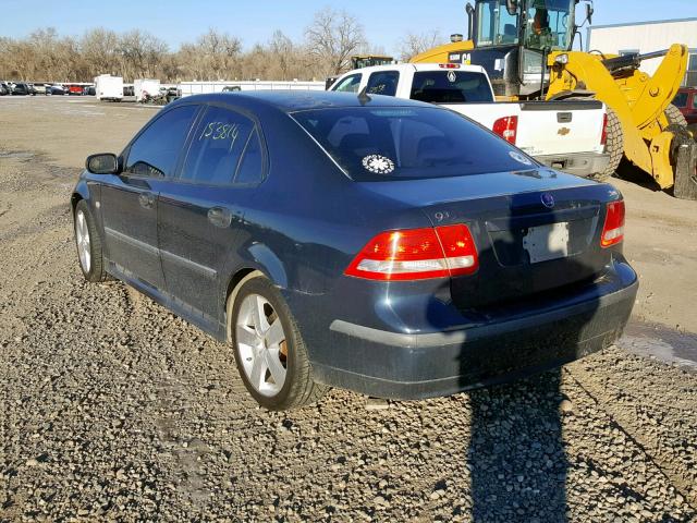 YS3FB49S941016609 - 2004 SAAB 9-3 LINEAR BLUE photo 3