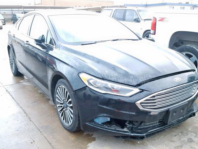 3FA6P0D91JR206451 - 2018 FORD FUSION TIT BLACK photo 1