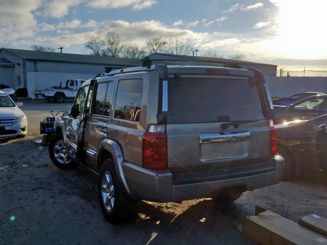 1J8HG58N76C302624 - 2006 JEEP COMMANDER GOLD photo 3