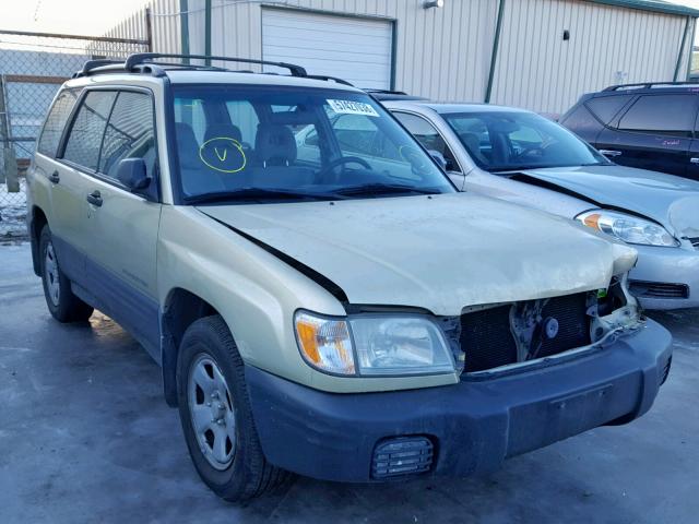 JF1SF63582H715815 - 2002 SUBARU FORESTER L TAN photo 1