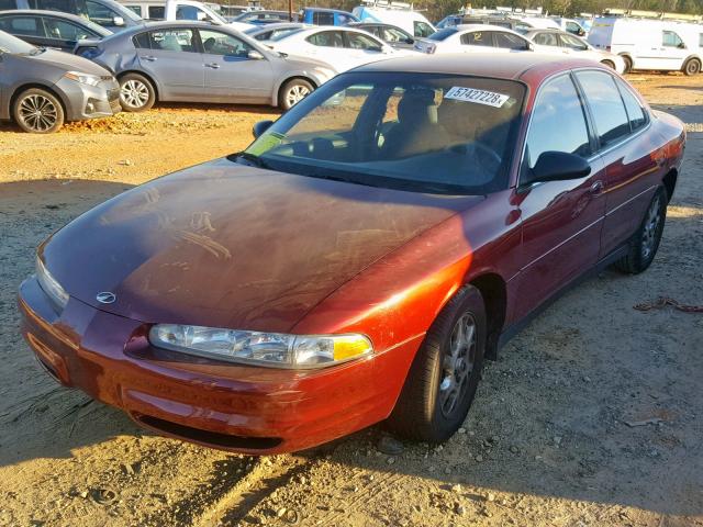 1G3WH52H81F223081 - 2001 OLDSMOBILE INTRIGUE G RED photo 2