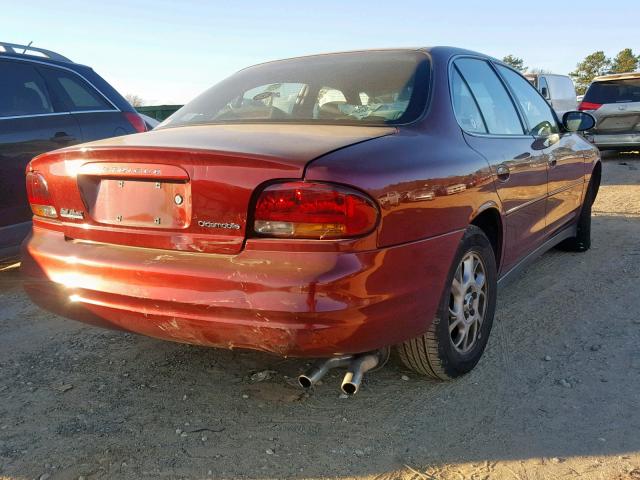 1G3WH52H81F223081 - 2001 OLDSMOBILE INTRIGUE G RED photo 4