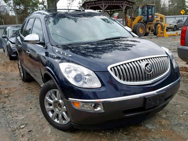 5GAKRBED0BJ281723 - 2011 BUICK ENCLAVE CX BLUE photo 1