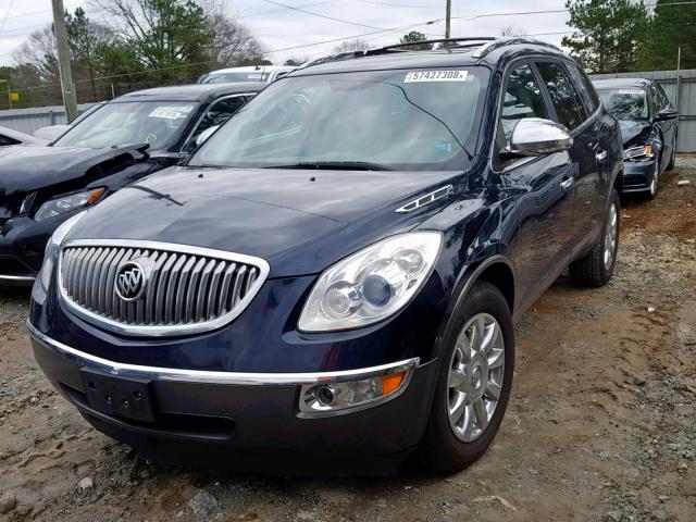 5GAKRBED0BJ281723 - 2011 BUICK ENCLAVE CX BLUE photo 2