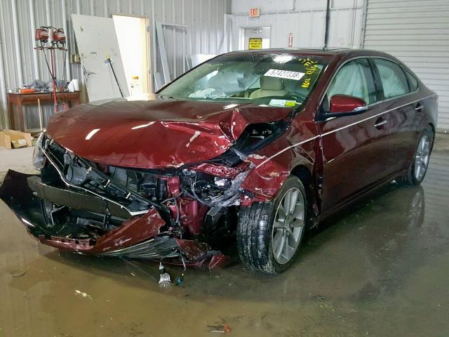 4T1BK1EB3EU133978 - 2014 TOYOTA AVALON BAS Bordeaux photo 2