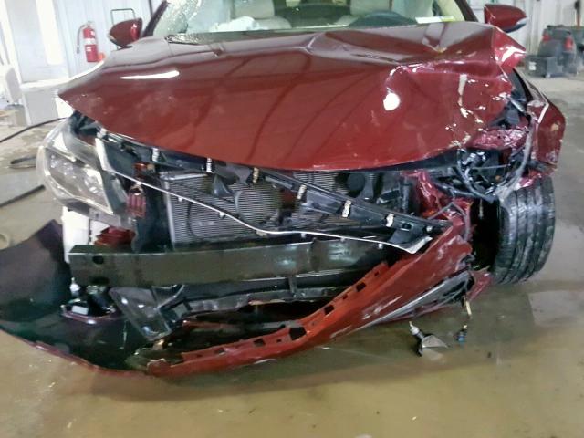 4T1BK1EB3EU133978 - 2014 TOYOTA AVALON BAS Bordeaux photo 9