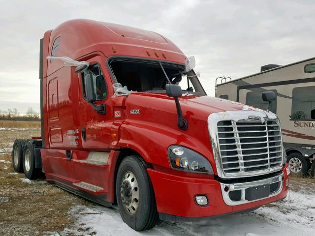 3AKJGLDR1KSKD3762 - 2019 FREIGHTLINER CASCADIA 1 RED photo 1