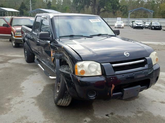 1N6ED29X04C465983 - 2004 NISSAN FRONTIER C BLACK photo 1