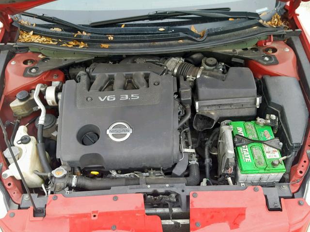 1N4BL24EX8C105811 - 2008 NISSAN ALTIMA 3.5 RED photo 7