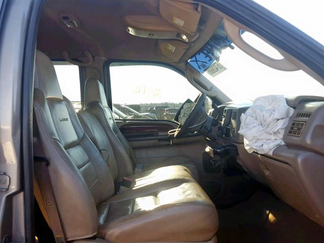 1FTSW31S64EB38711 - 2004 FORD F350 SRW S TAN photo 5