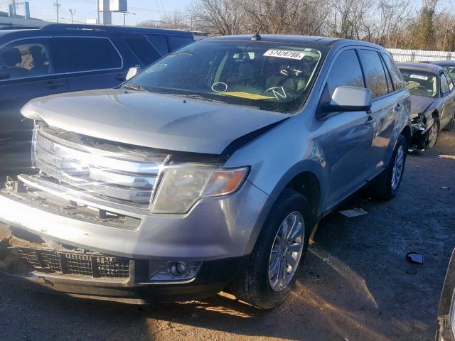 2FMDK39C17BB25264 - 2007 FORD EDGE SEL P SILVER photo 2