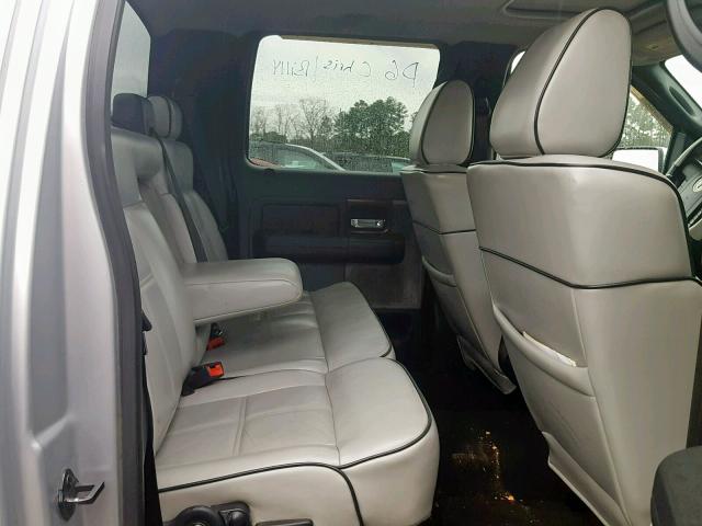 5LTPW18596FJ08333 - 2006 LINCOLN MARK LT SILVER photo 6