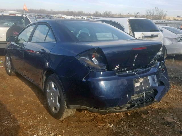 1G2ZF57B384266972 - 2008 PONTIAC G6 VALUE L BLUE photo 3