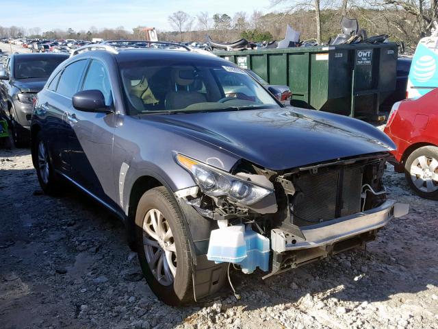 JNRAS18WX9M154833 - 2009 INFINITI FX35 BLUE photo 1