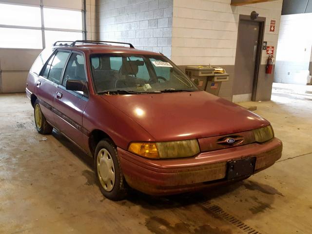 1FASP15J4SW311190 - 1995 FORD ESCORT LX RED photo 1