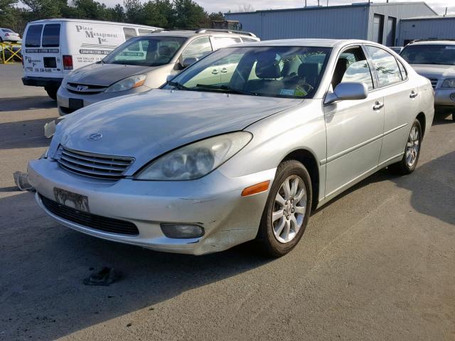 JTHBA30G445028332 - 2004 LEXUS ES 330 SILVER photo 2