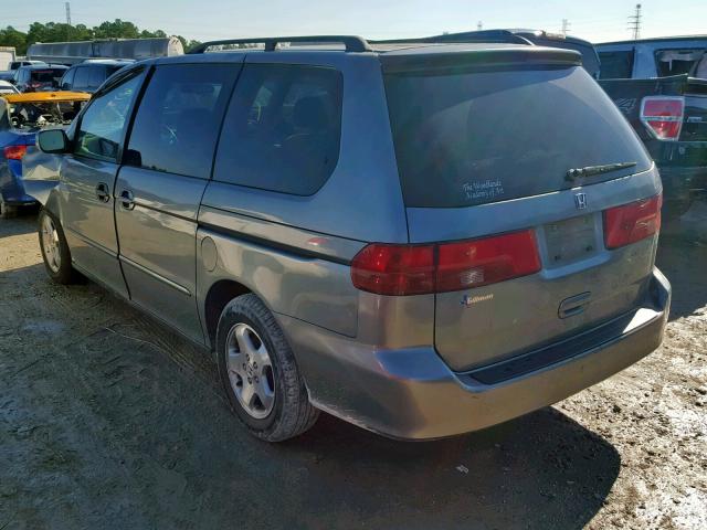 2HKRL1860YH619418 - 2000 HONDA ODYSSEY EX GRAY photo 3