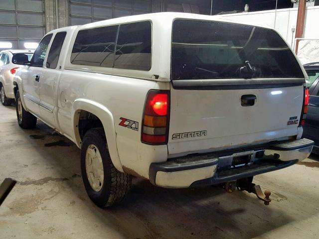 1GTEK19ZX6Z237574 - 2006 GMC NEW SIERRA WHITE photo 3