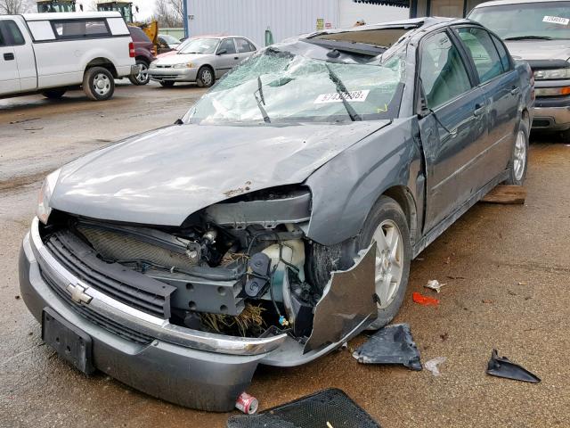 1G1ZT54845F185890 - 2005 CHEVROLET MALIBU LS 灰色 照片 2