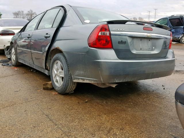 1G1ZT54845F185890 - 2005 CHEVROLET MALIBU LS 灰色 照片 3