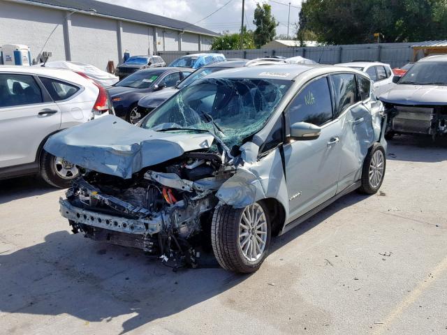 1FADP5BUXDL514863 - 2013 FORD C-MAX SEL TEAL photo 2