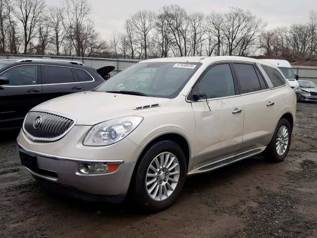 5GAKRCEDXCJ302777 - 2012 BUICK ENCLAVE WHITE photo 2