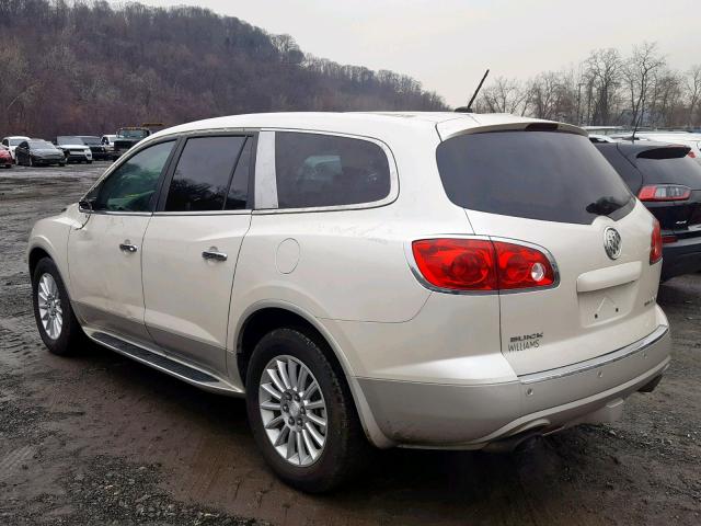 5GAKRCEDXCJ302777 - 2012 BUICK ENCLAVE WHITE photo 3