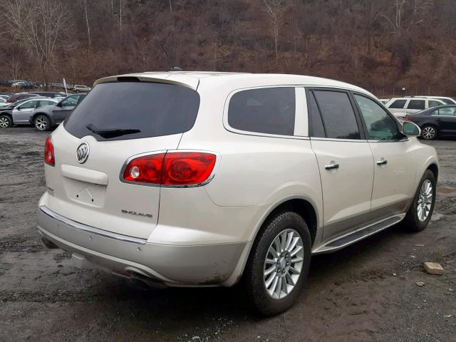 5GAKRCEDXCJ302777 - 2012 BUICK ENCLAVE WHITE photo 4