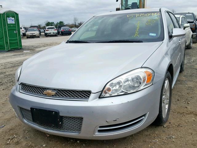 2G1WB5E39E1173623 - 2014 CHEVROLET IMPALA LIM SILVER photo 2