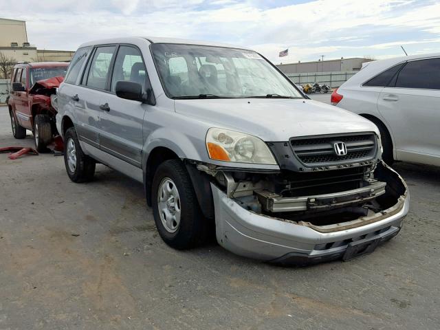 2HKYF18143H562026 - 2003 HONDA PILOT LX SILVER photo 1