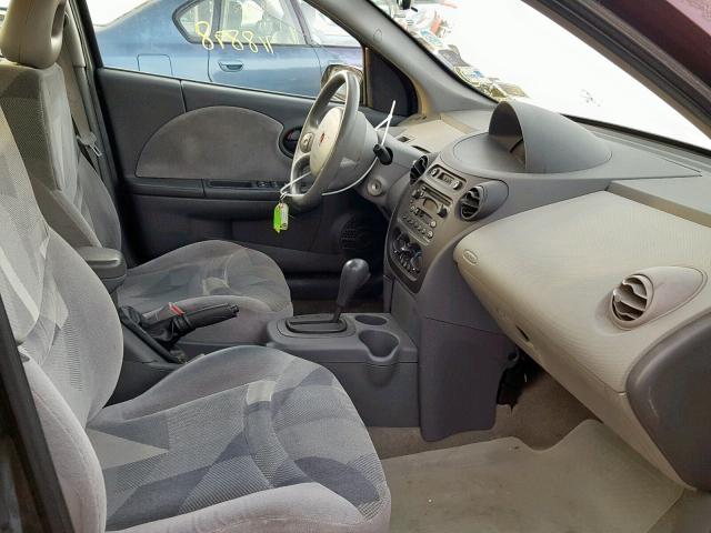 1G8AL52F93Z192071 - 2003 SATURN ION LEVEL MAROON photo 5