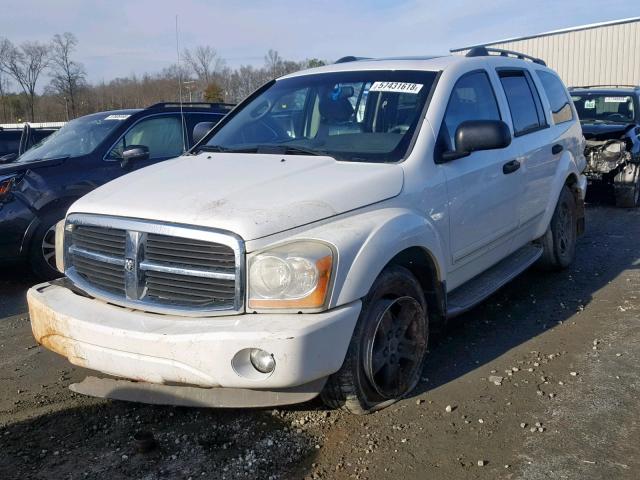 1D4HD58216F107898 - 2006 DODGE DURANGO LI WHITE photo 2