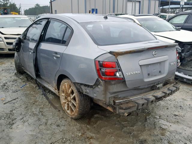 3N1BB61E97L686281 - 2007 NISSAN SENTRA SE- SILVER photo 3