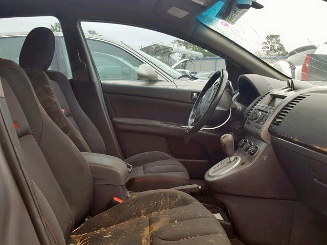 3N1BB61E97L686281 - 2007 NISSAN SENTRA SE- SILVER photo 5