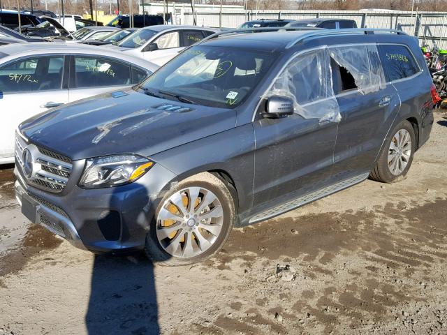 4JGDF6EE7HA879988 - 2017 MERCEDES-BENZ GLS 450 4M GRAY photo 2