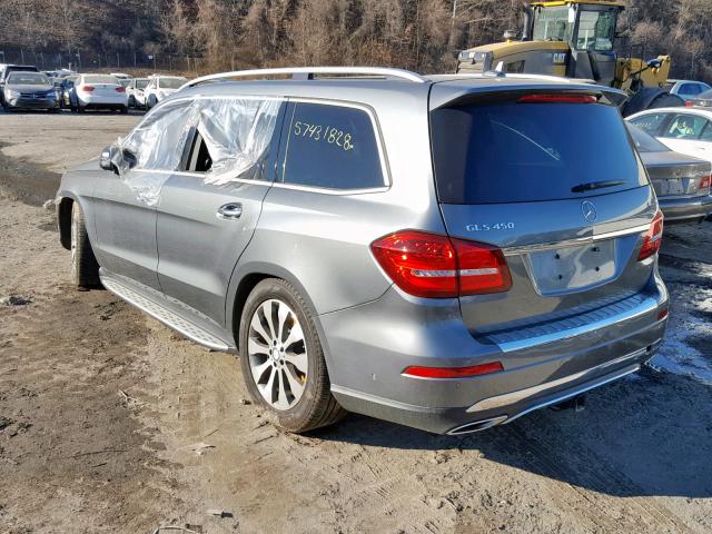 4JGDF6EE7HA879988 - 2017 MERCEDES-BENZ GLS 450 4M GRAY photo 3