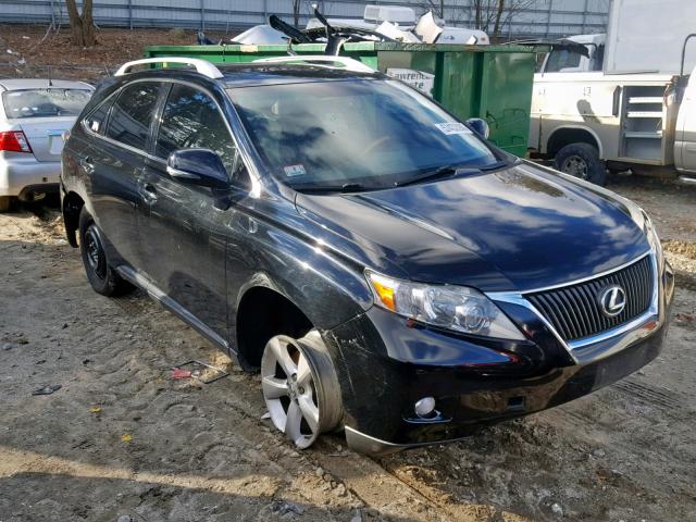 2T2BK1BA2AC023314 - 2010 LEXUS RX 350 BLACK photo 1