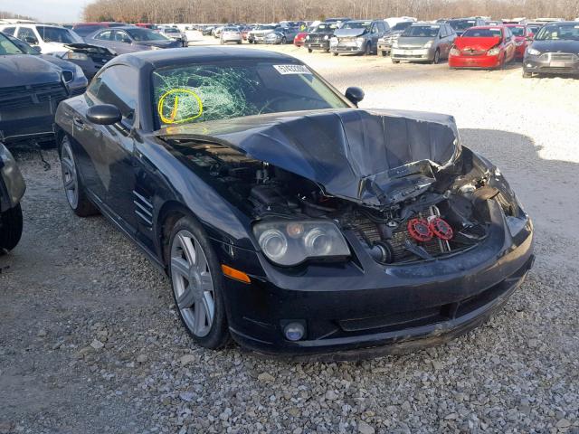 1C3AN59L95X032979 - 2005 CHRYSLER CROSSFIRE BLACK photo 1