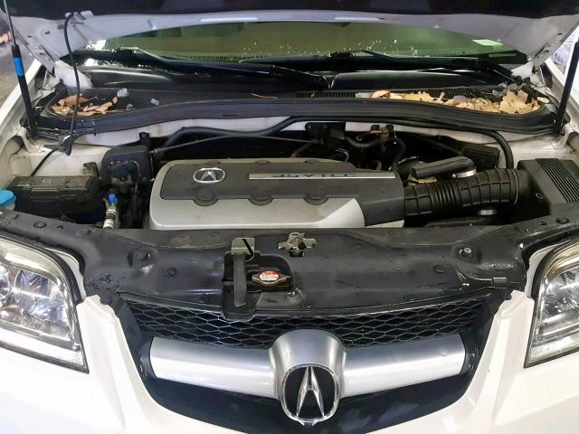 2HNYD18874H524376 - 2004 ACURA MDX TOURIN WHITE photo 7