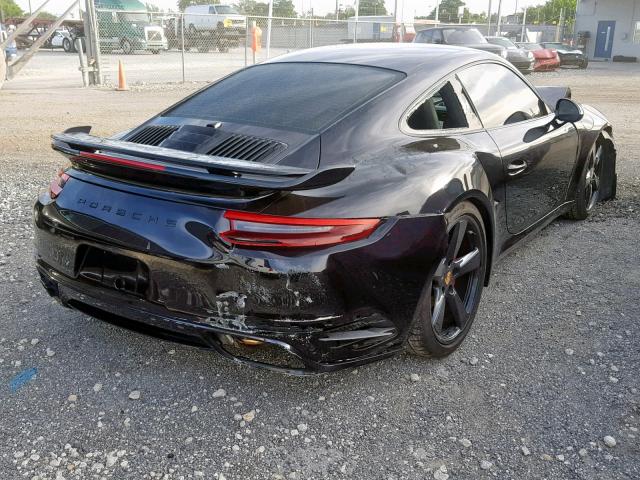 WP0AD2A95JS156753 - 2018 PORSCHE 911 TURBO BLACK photo 4