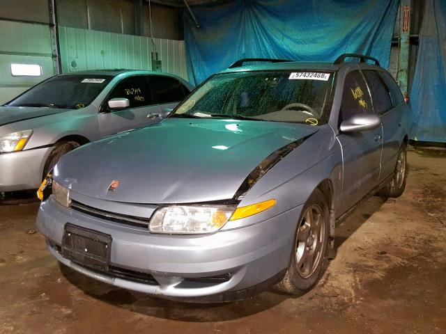 1G8JW84R62Y579777 - 2002 SATURN LW300 BLUE photo 2