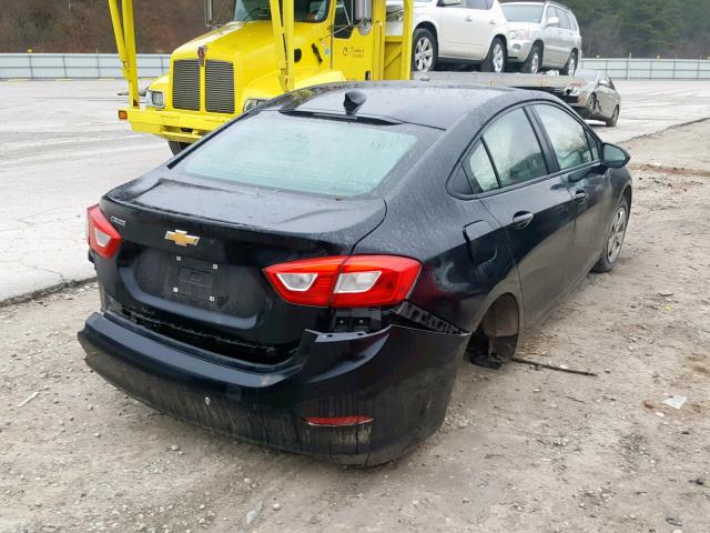 1G1BC5SM8G7253834 - 2016 CHEVROLET CRUZE LS BLACK photo 4