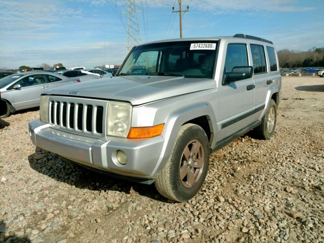1J8HH48K76C206649 - 2006 JEEP COMMANDER 银色 照片 2